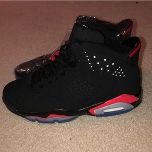 Jordan 6 (laces) custome red